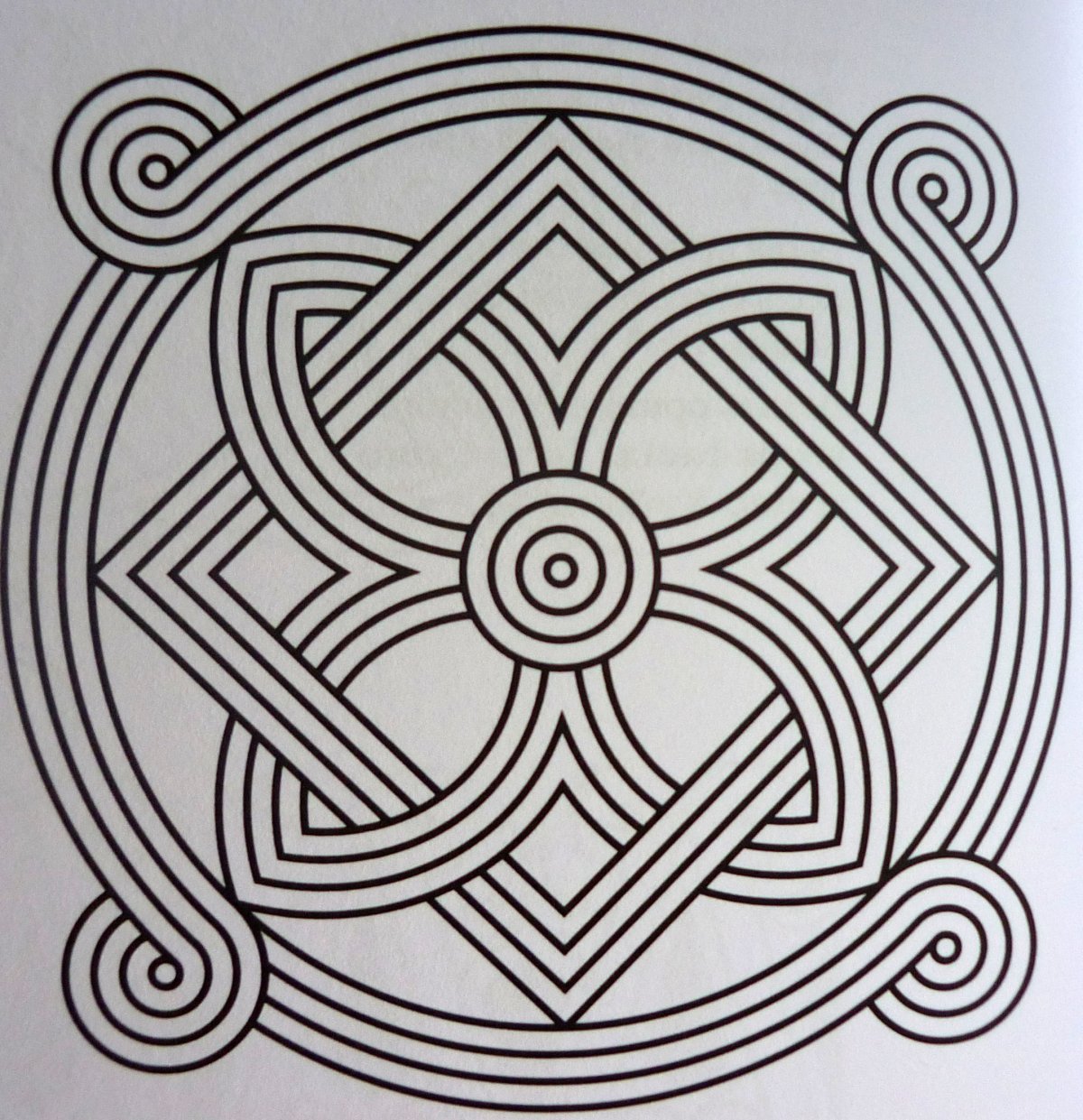 Грузинский орнамент Борджоли