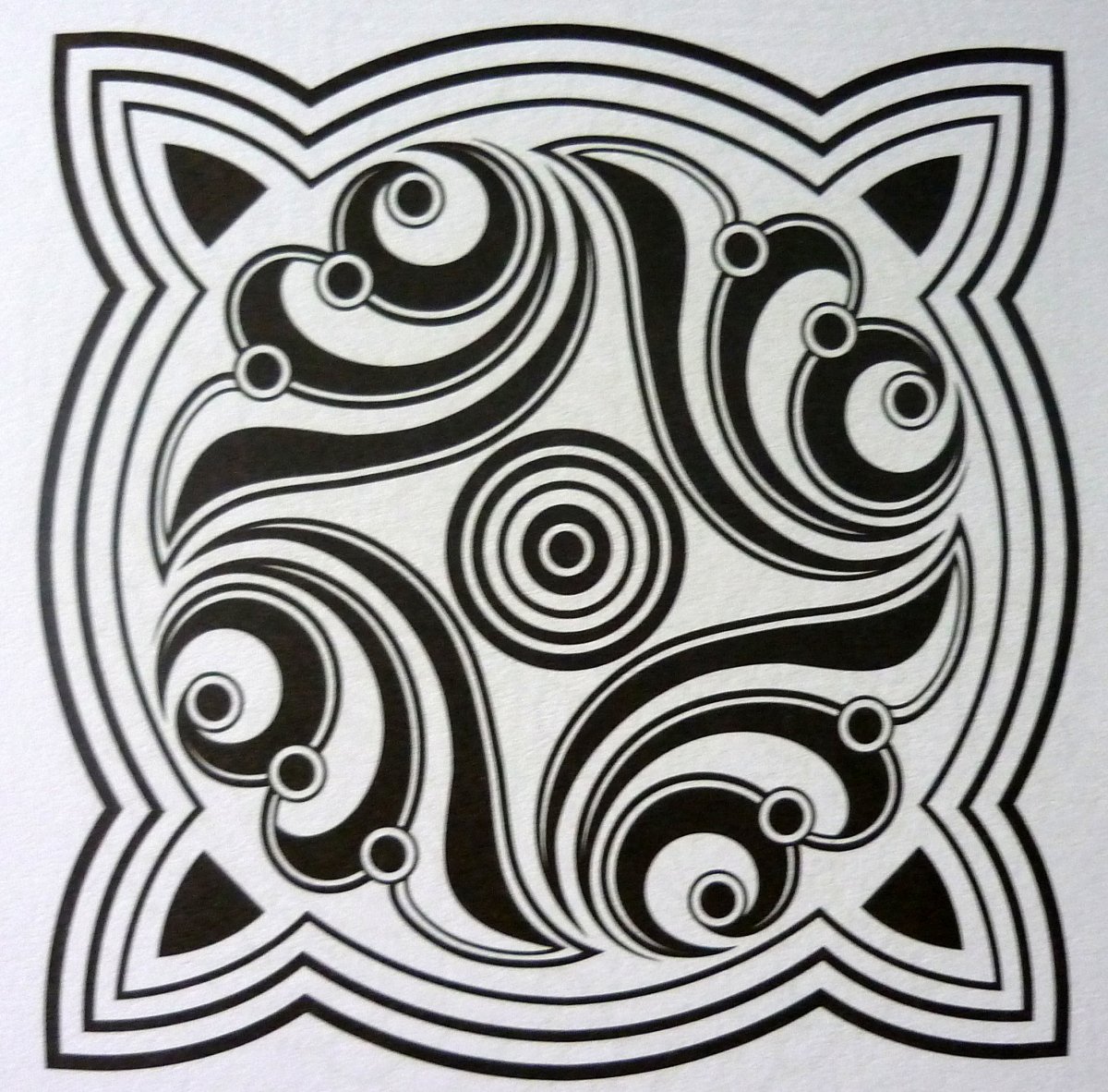 Грузинский орнамент Борджоли