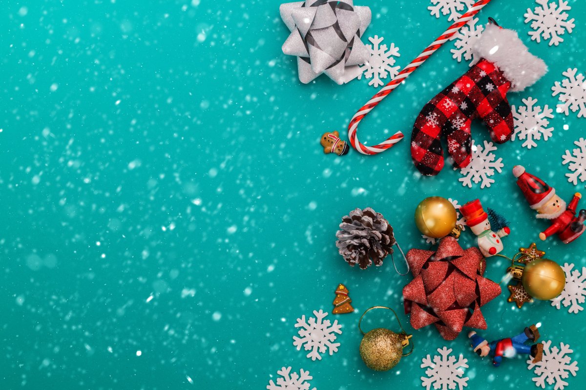 Новогодний фон для открытки