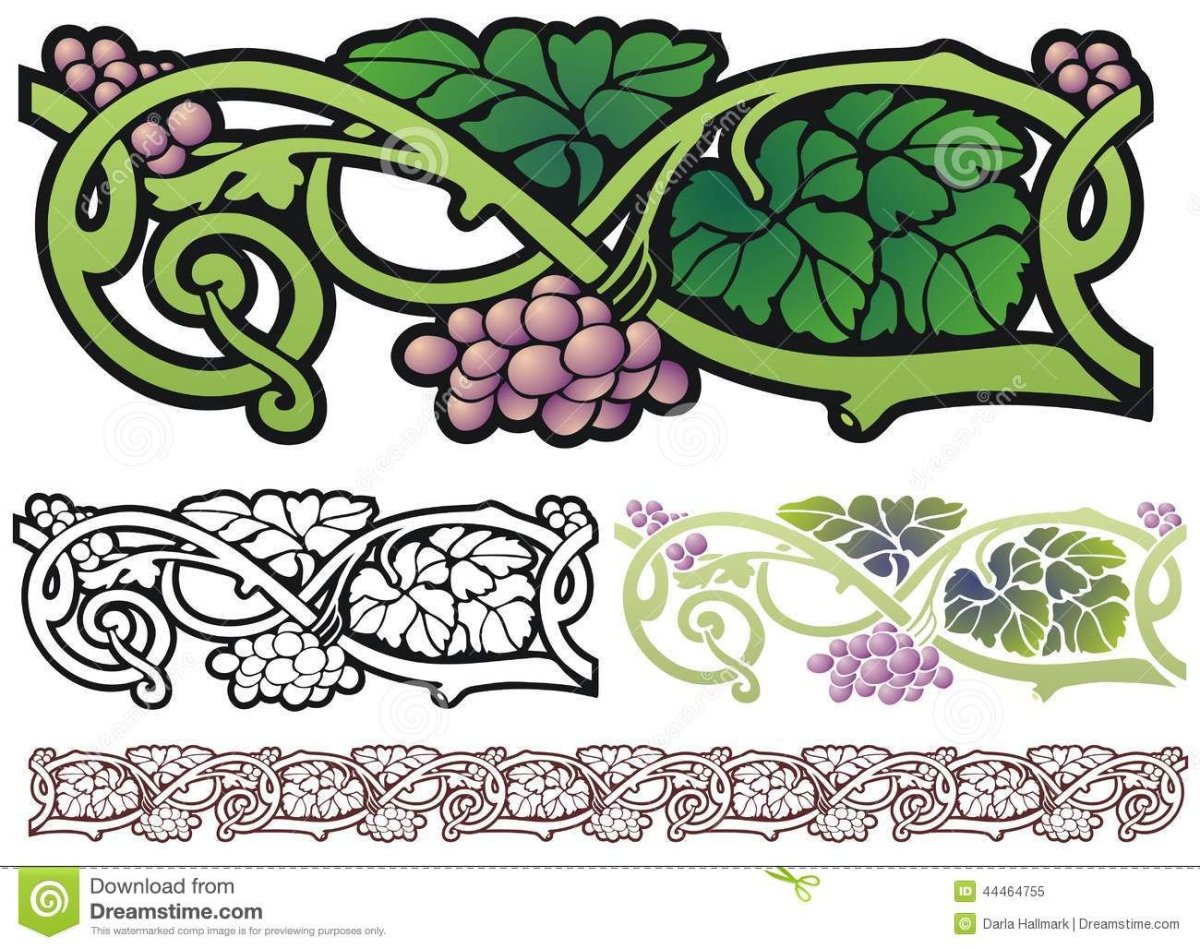 Виноградная лоза орнамент