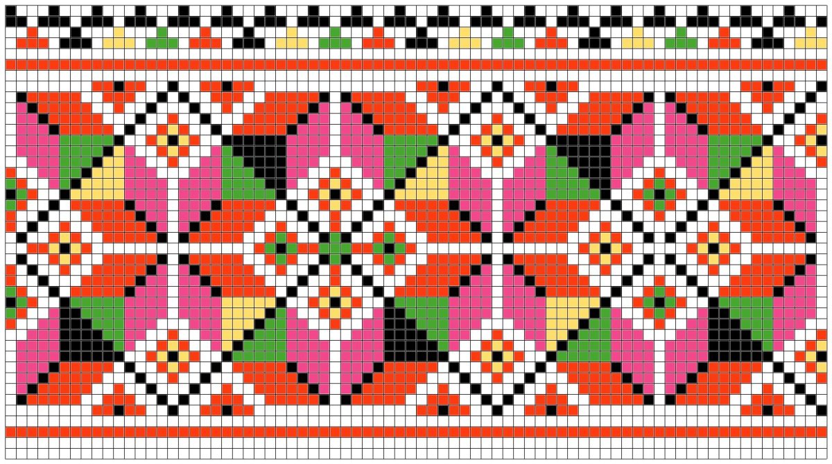 Грузинские орнаменты для вышивки