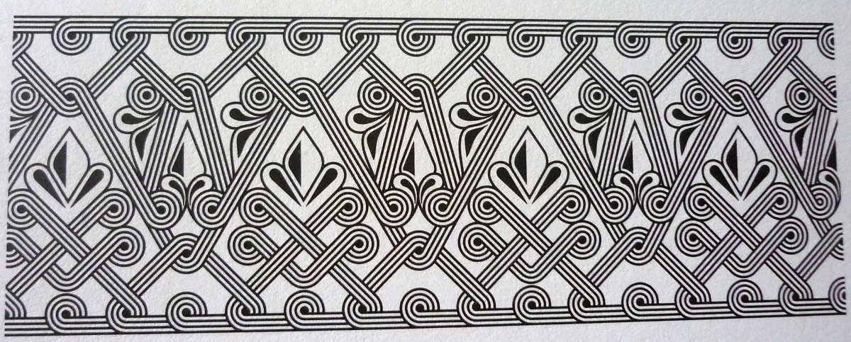 Грузинский орнамент Борджоли