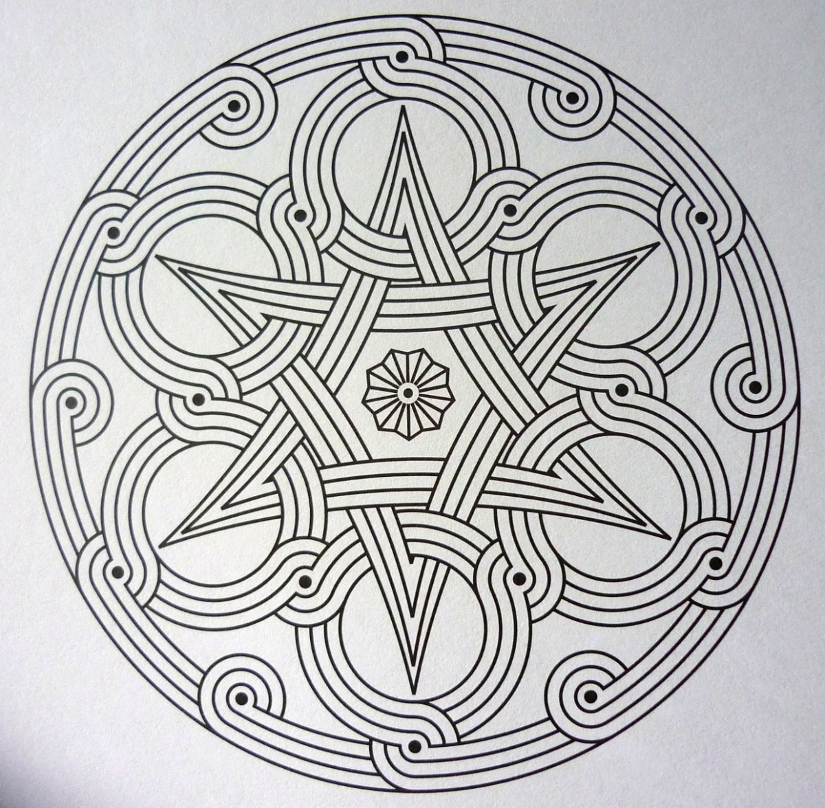 Грузинский орнамент Борджоли