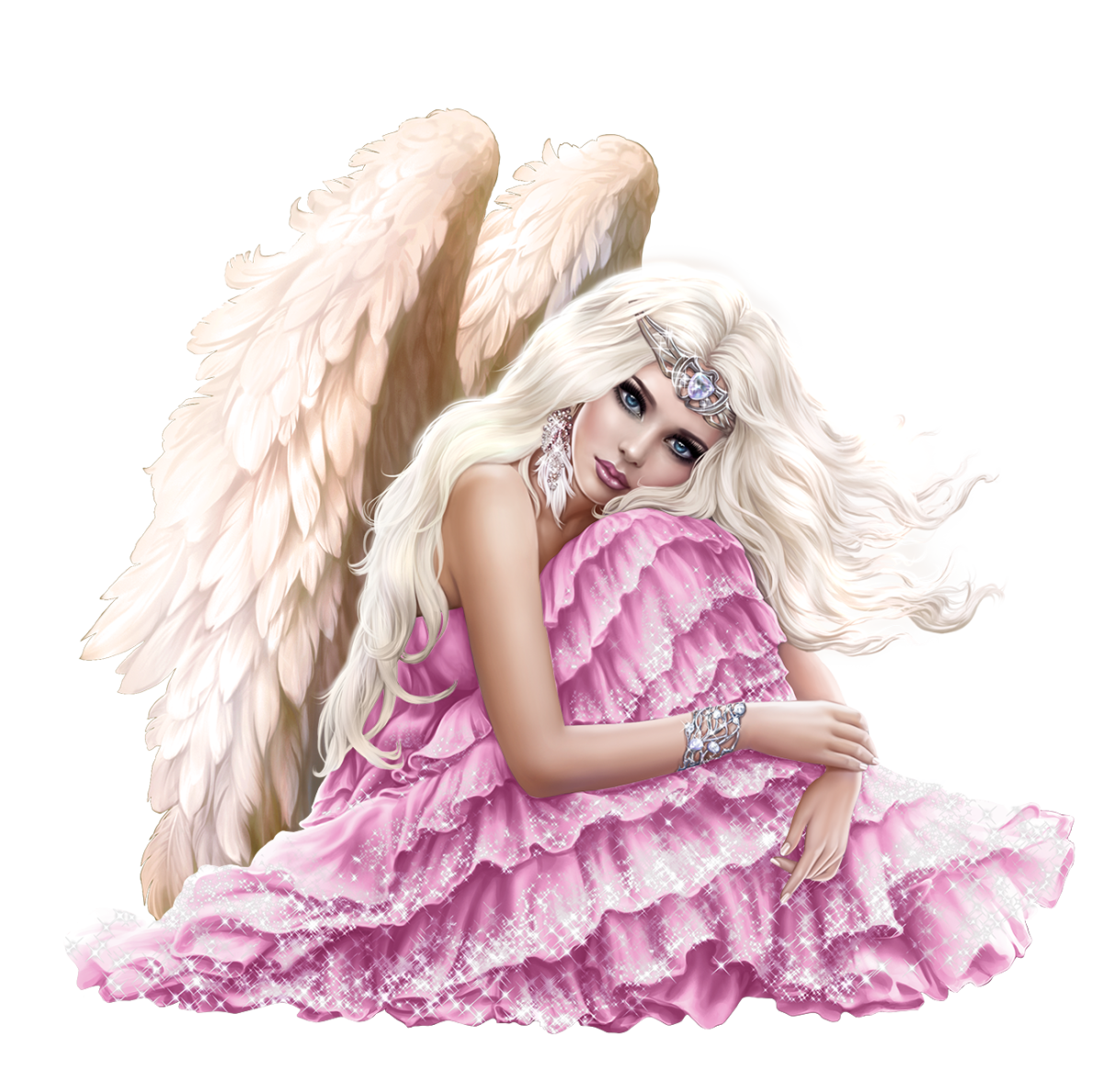 Фэнтези ангел девушка