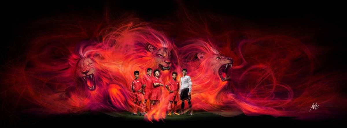 Красный Огненный Лев