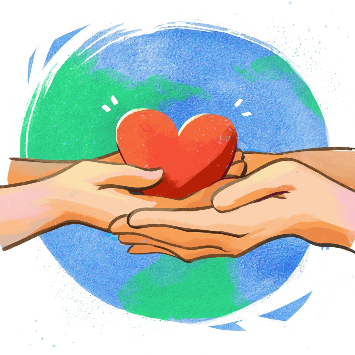 Доброе сердце рисунок