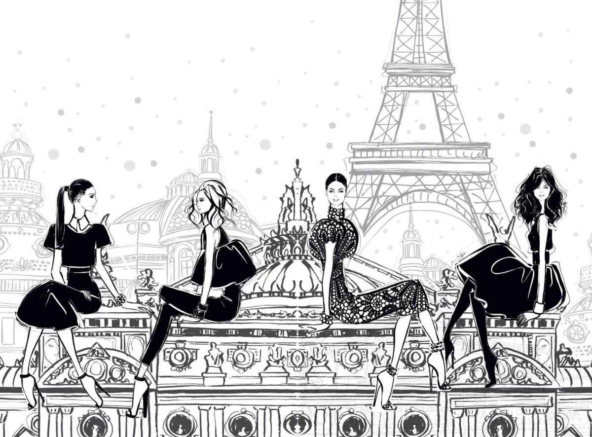 Париж эскиз