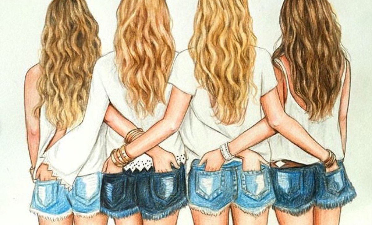 Три подруги картинки