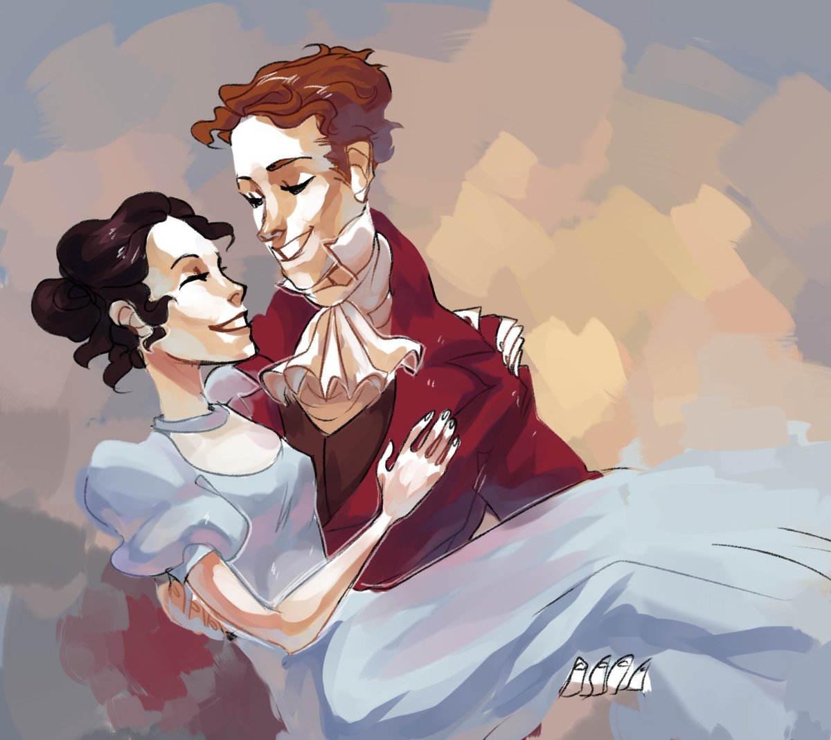 Евгений Онегин Евгений и Татьяна арт