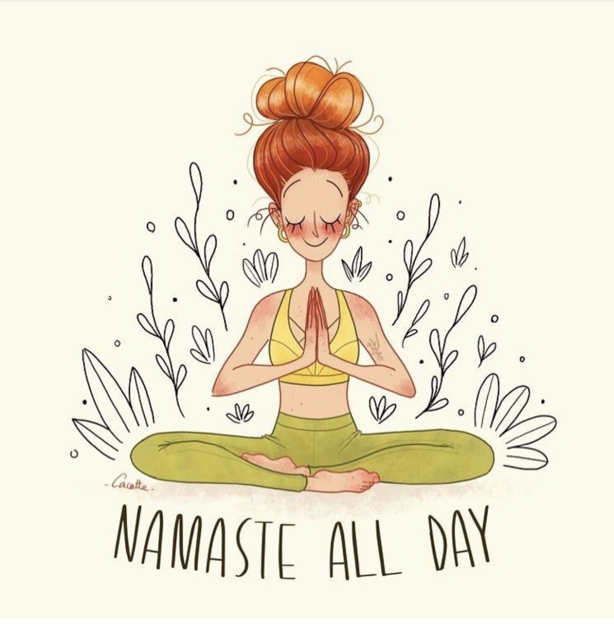 Йога рисунок