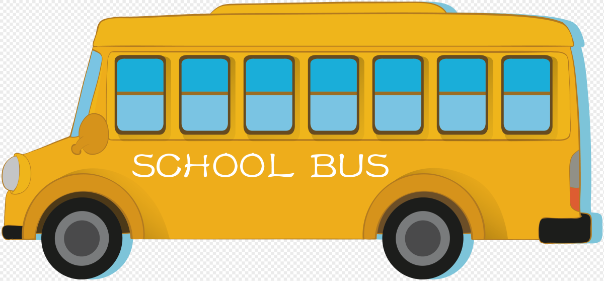 Автобус карикатура на белом фоне