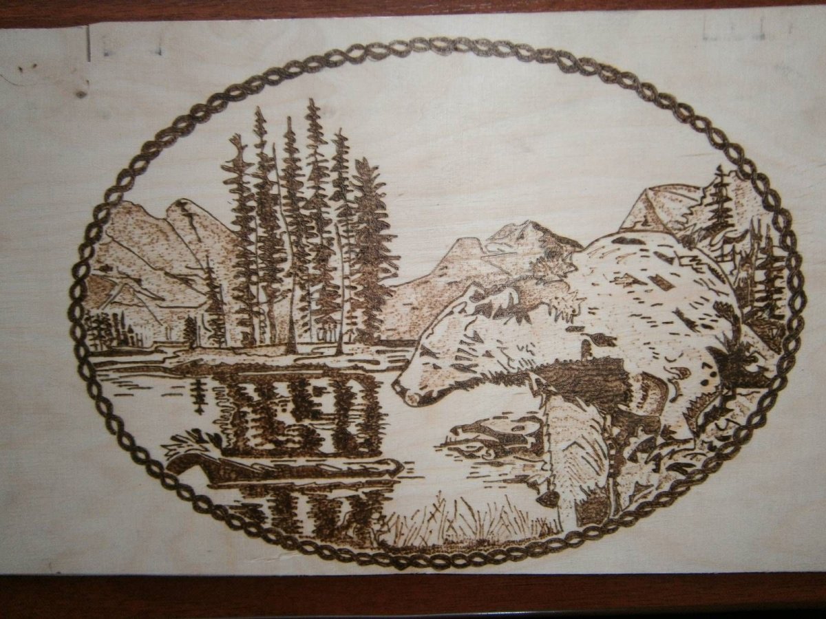 Композиции для выжигания по дереву