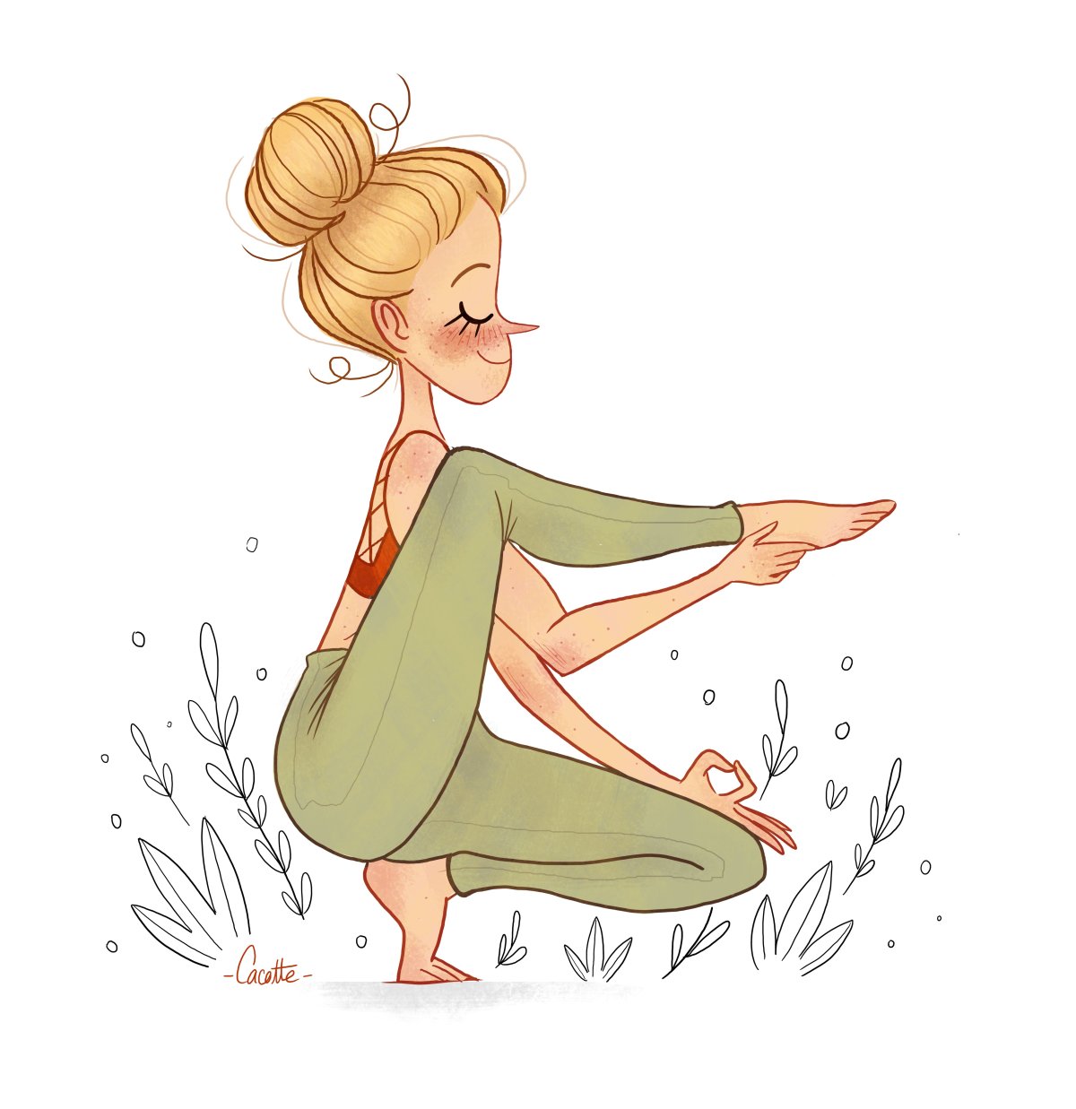 Йога иллюстрации