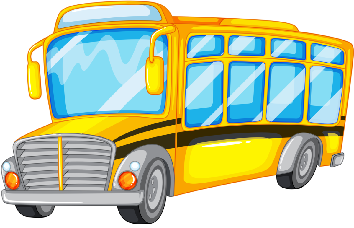 Рисуем автобус с детьми