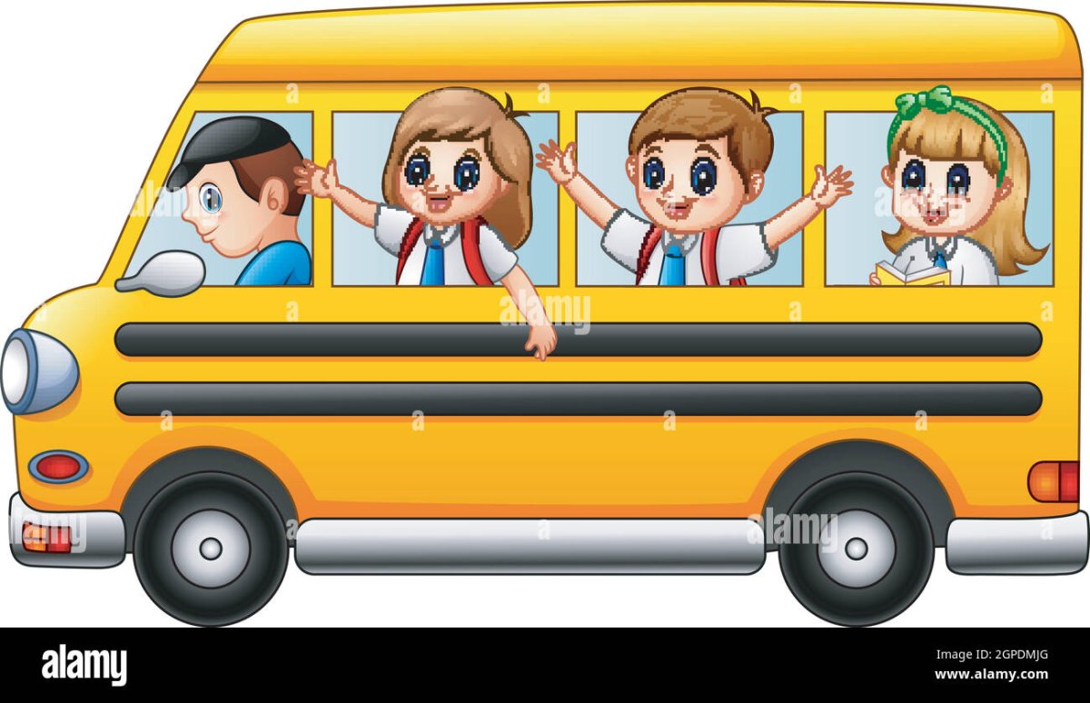 Kids Bus vector