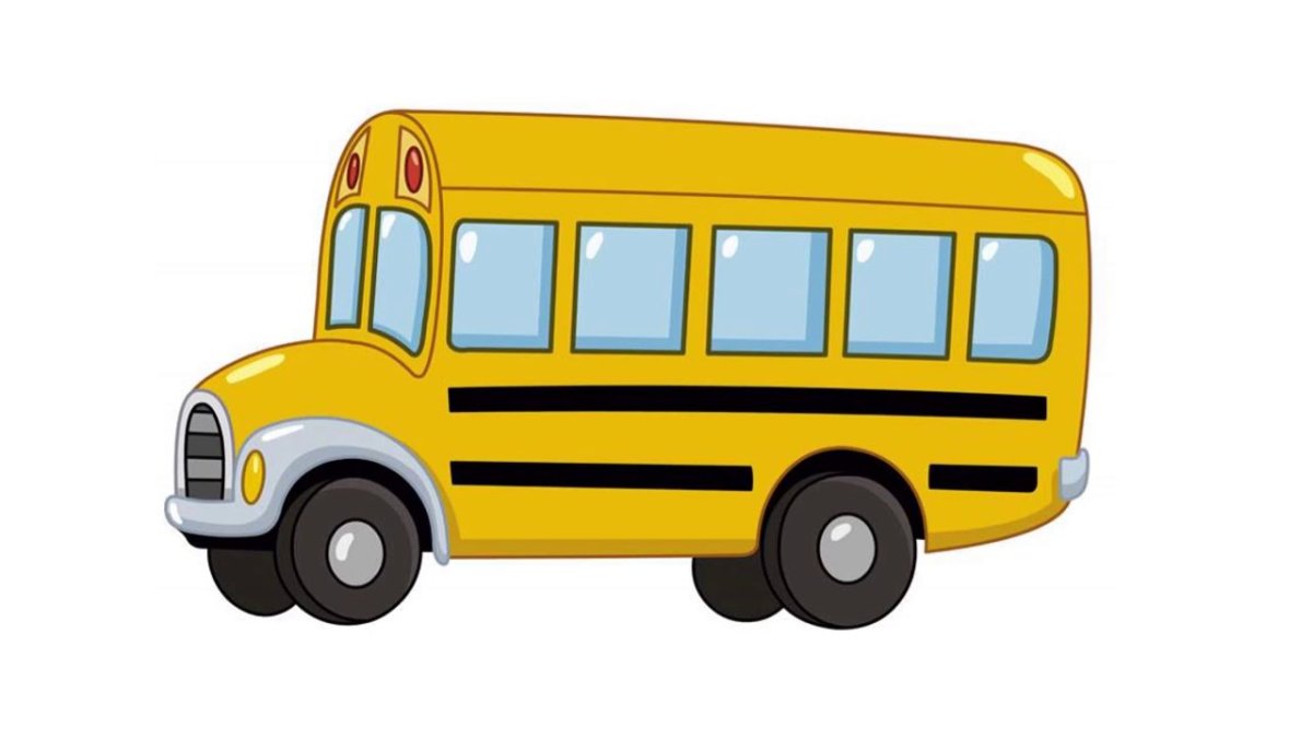 Автобус украшенный флажками