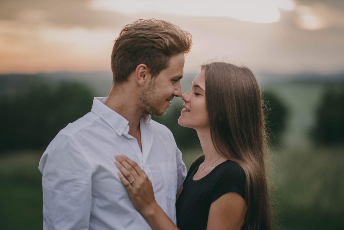 Влюбленный взгляд парня