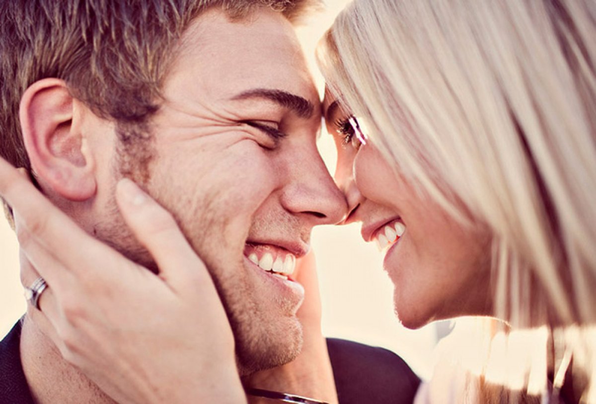 Счастливые глаза мужчины