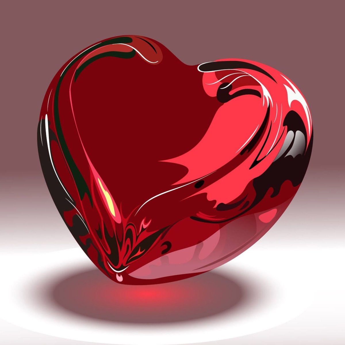 Красивое сердце