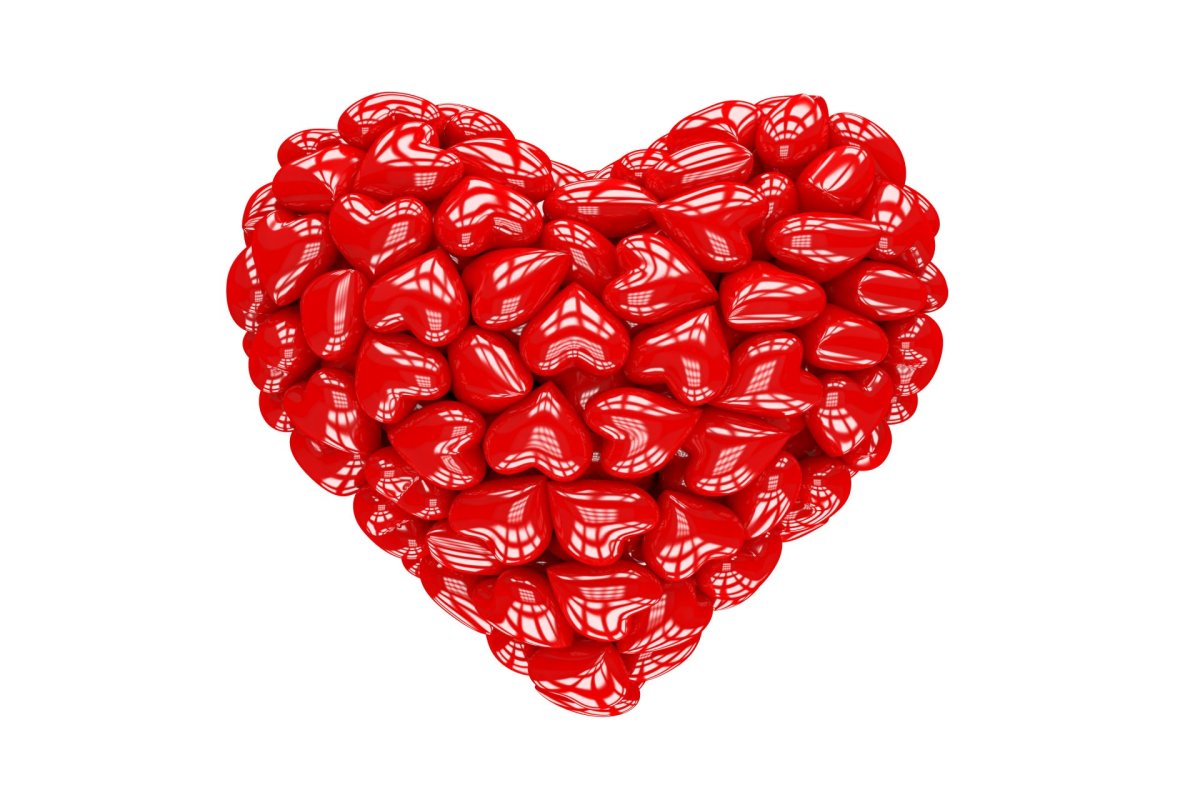 Красивое сердце