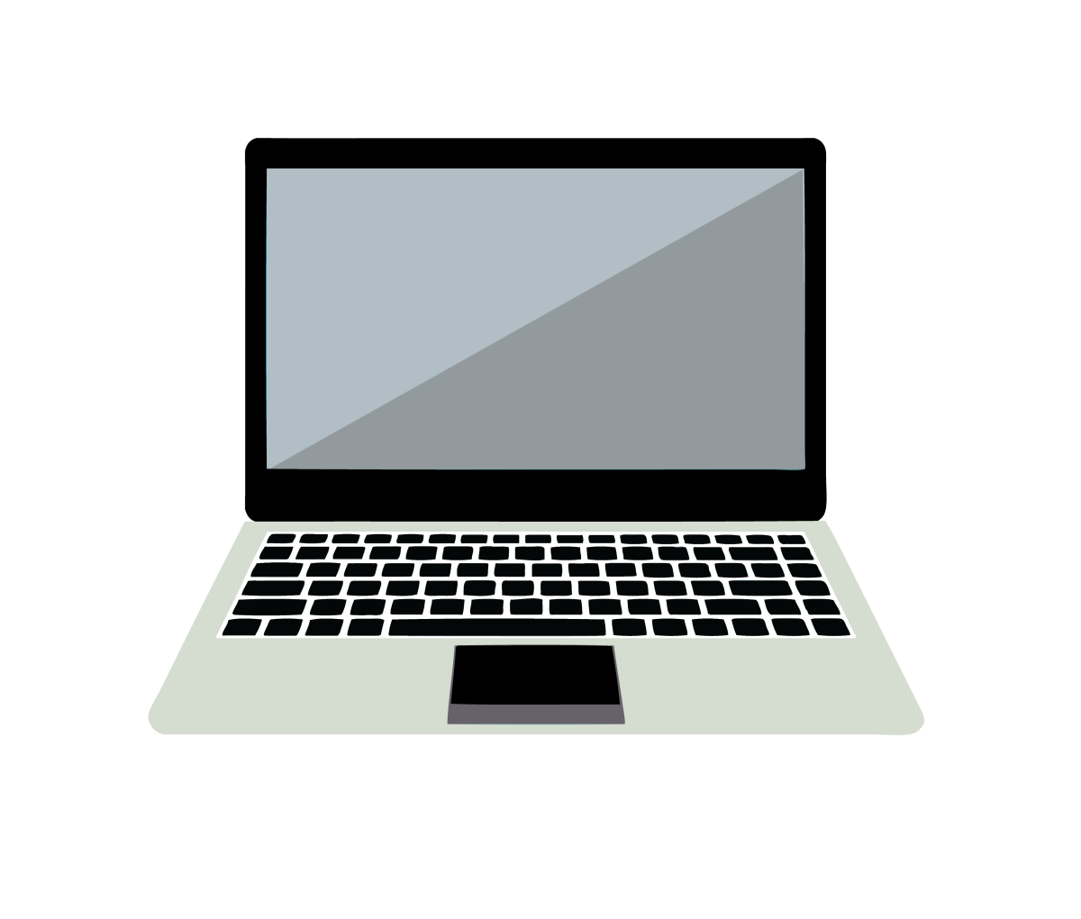 Ноутбук векторное изображение