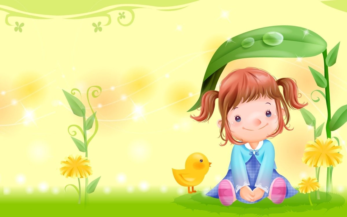 Красивый детский фон