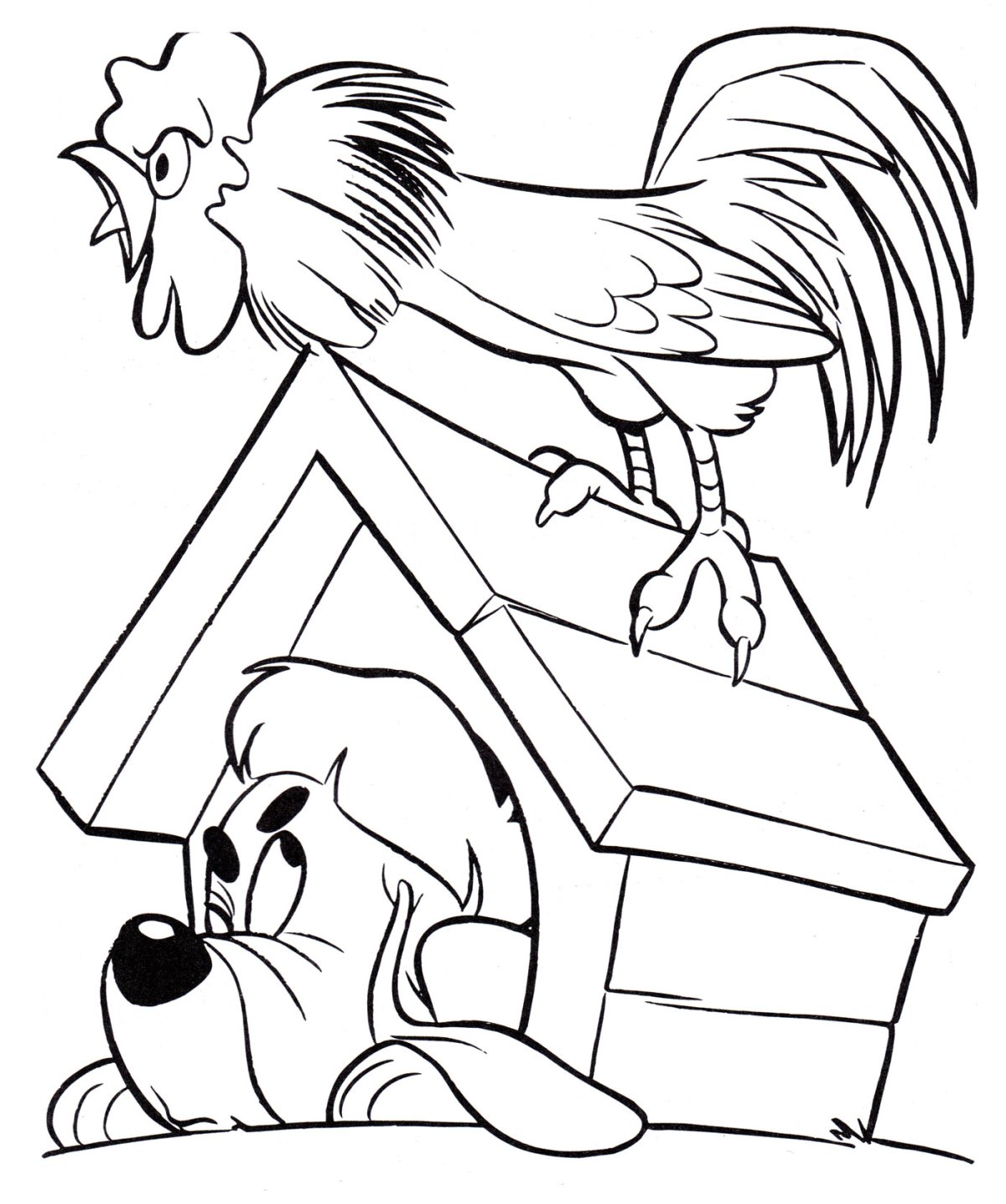 Сказка Ушинского петух и собака