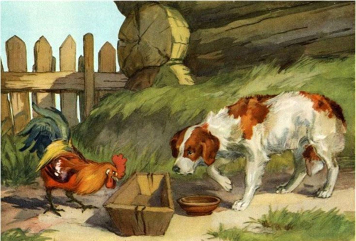 Сказка Сутеева петух и краски