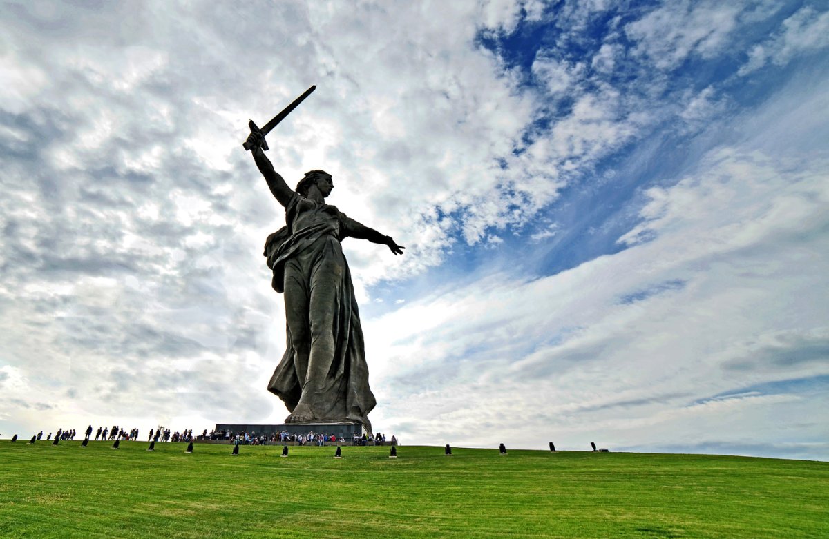 Волгоград Родина мать Мамаев Курган