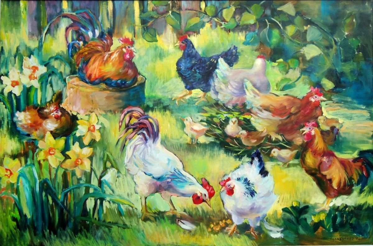 Лисица под деревом