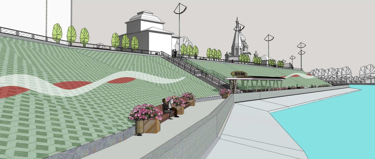 Набережная Курган