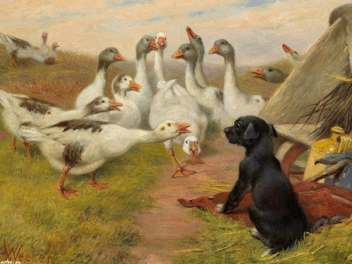 Деревенские мотивы в живописи