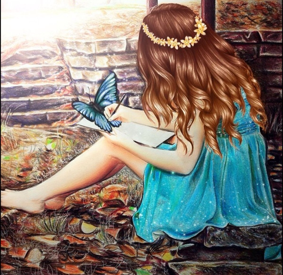 Девочка с сердечком