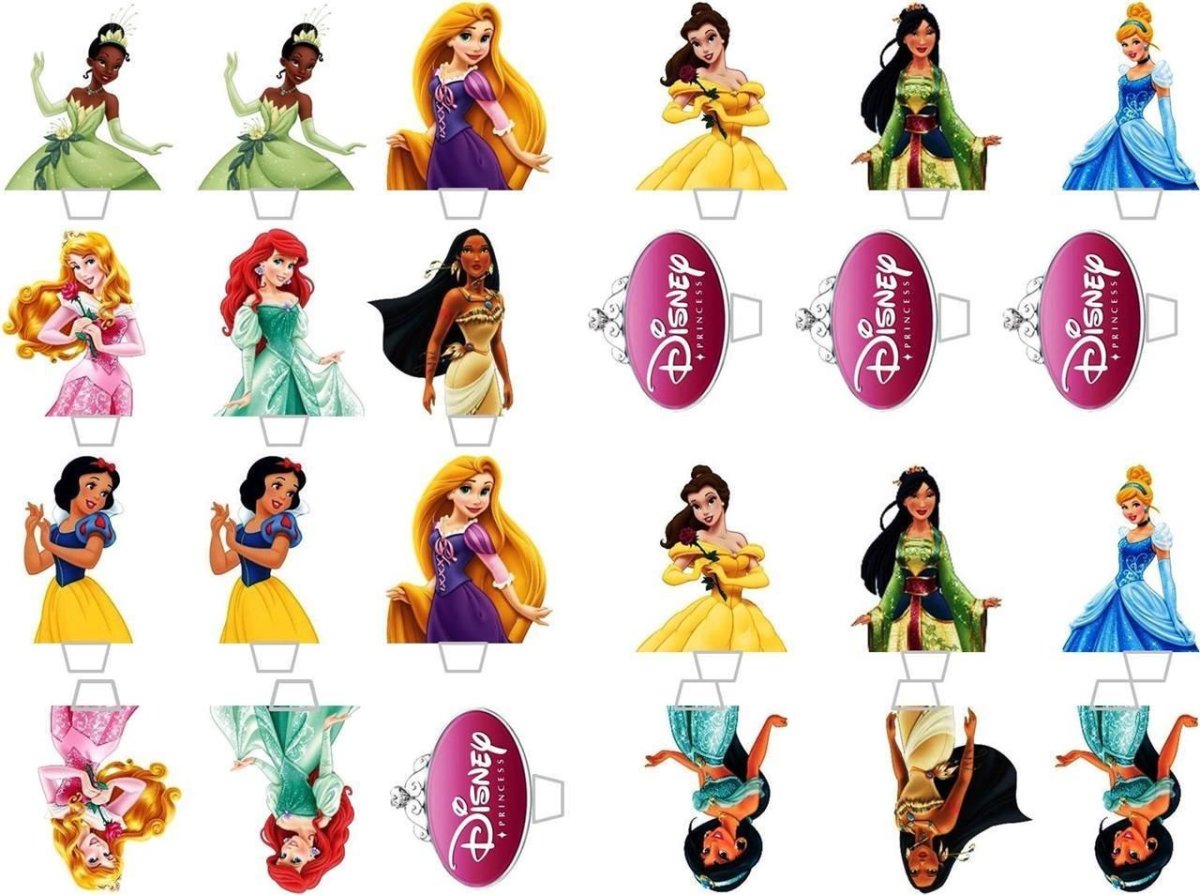 Принцесса макет для торта