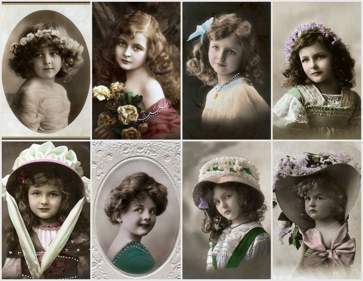 Красивые коллажи для декупажа