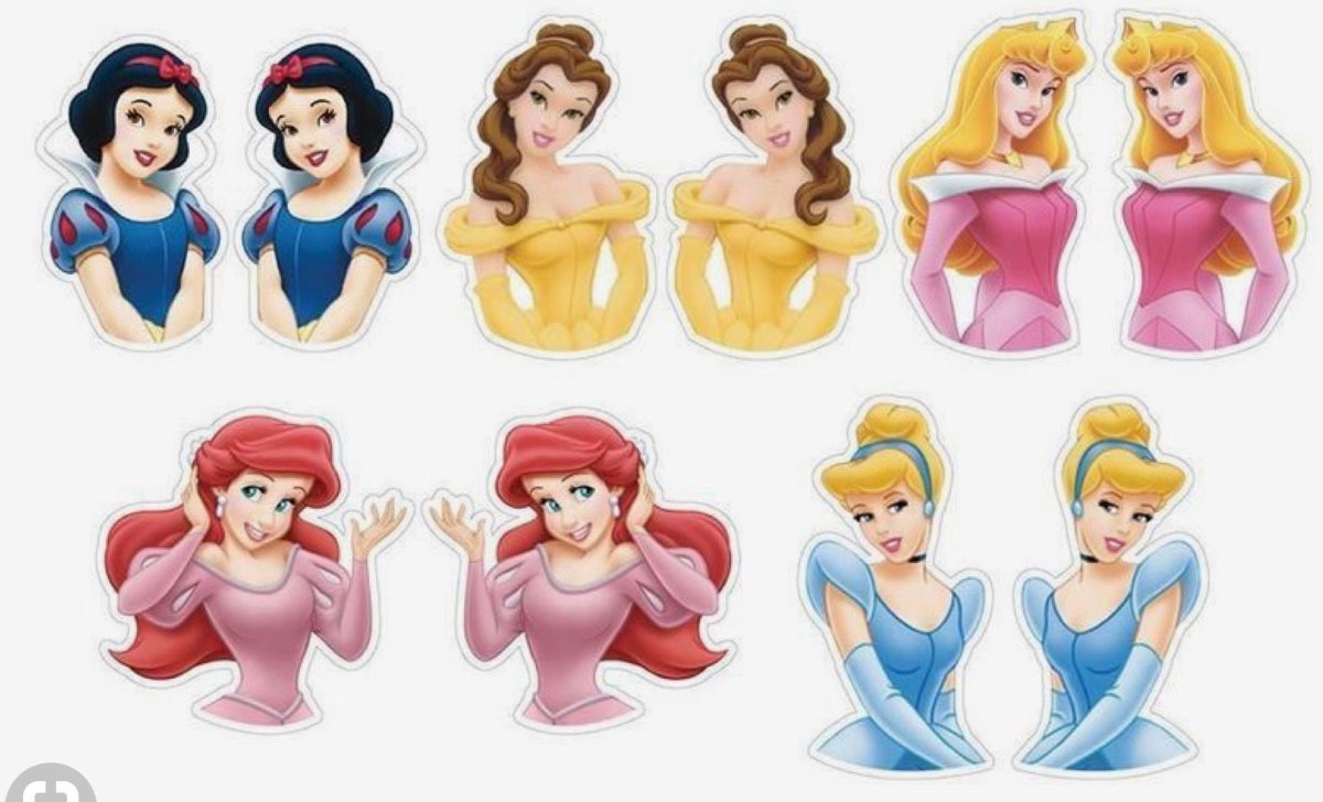 Топер принцессы Диснея