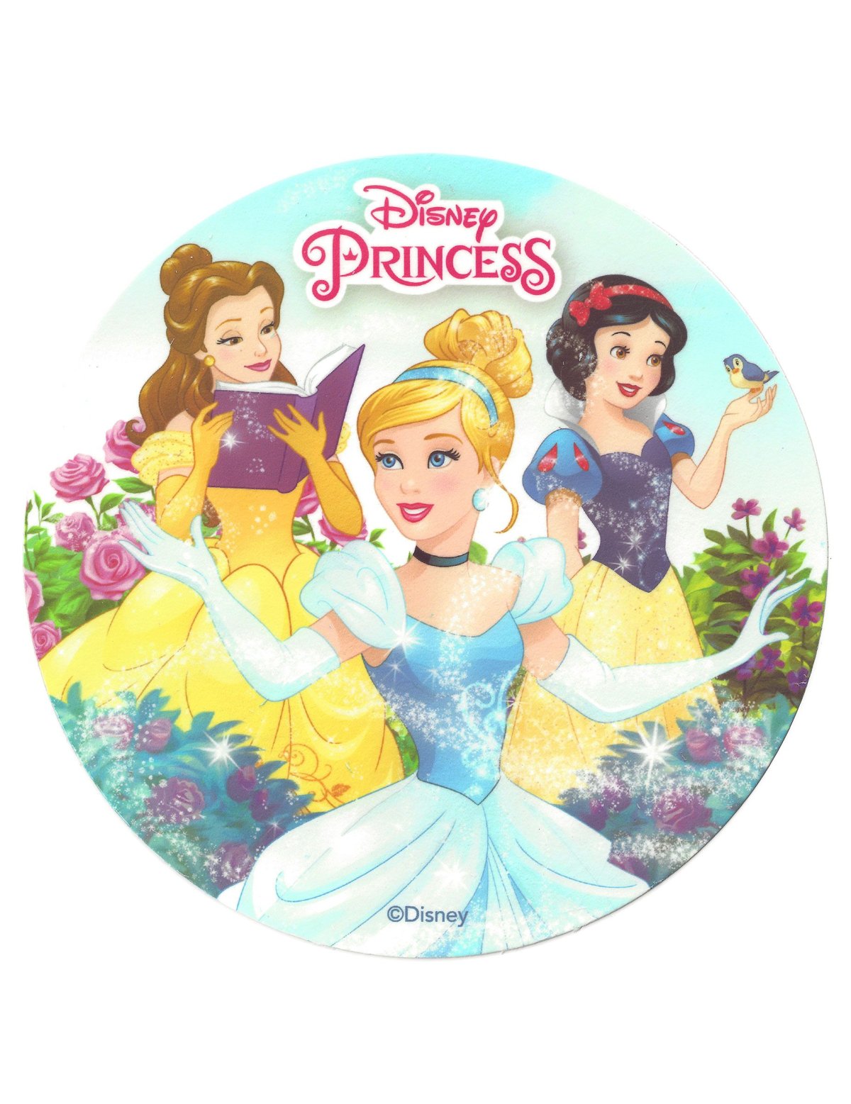 Принцессы Дисней топперы для печати