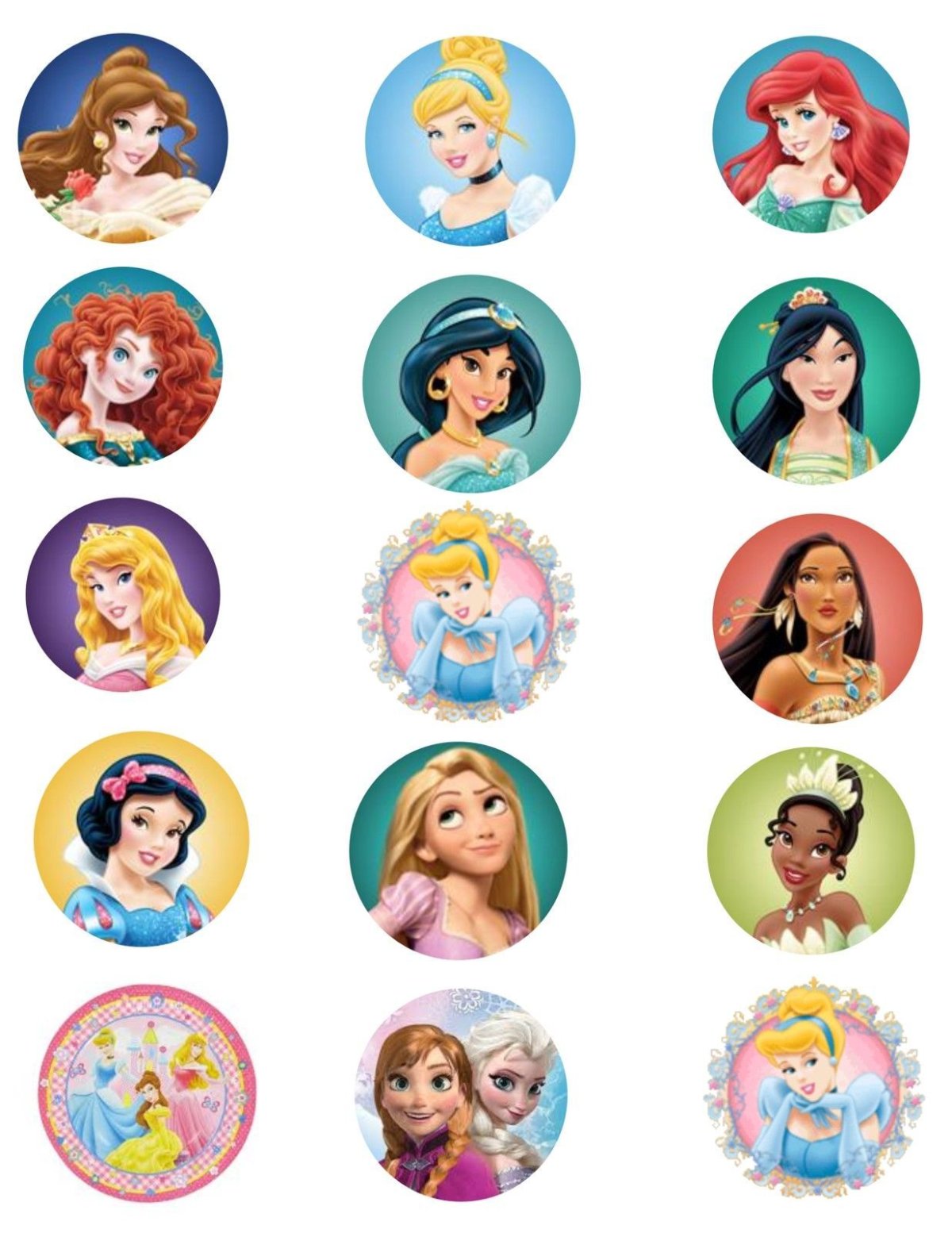 Медали принцессы Диснея