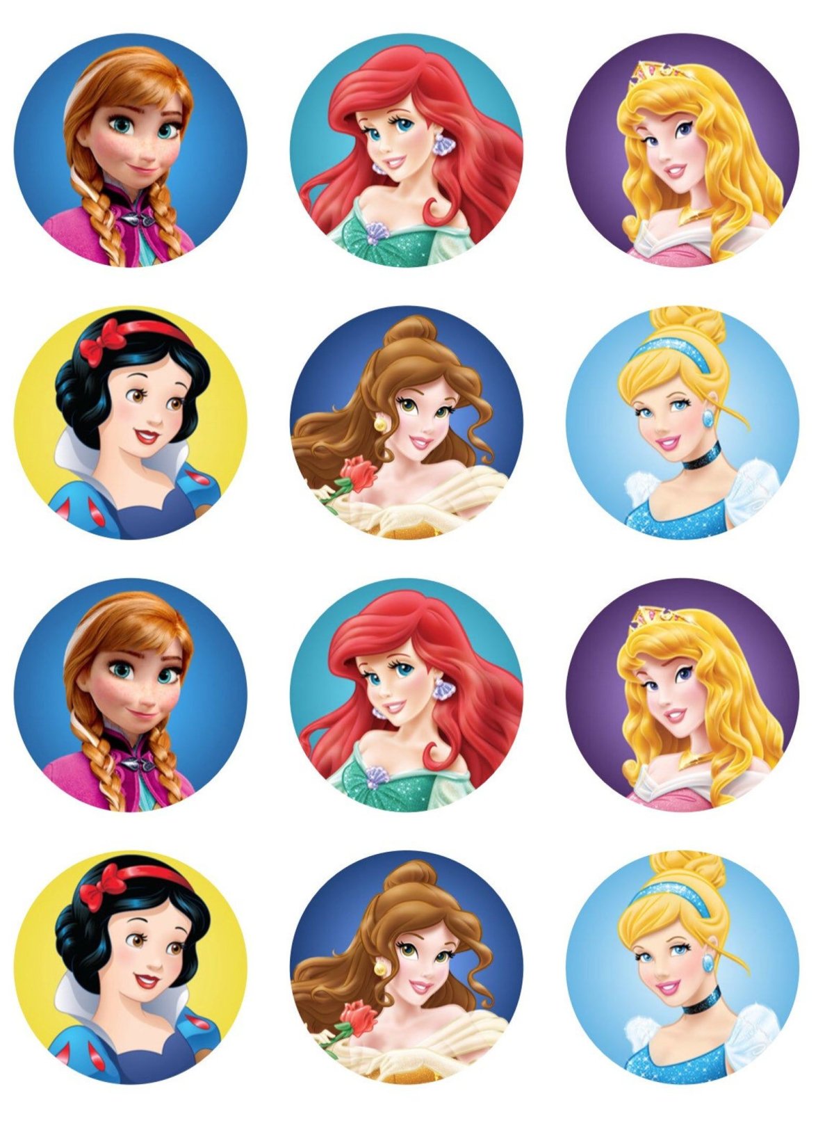 Принцессы Дисней 18 без платья