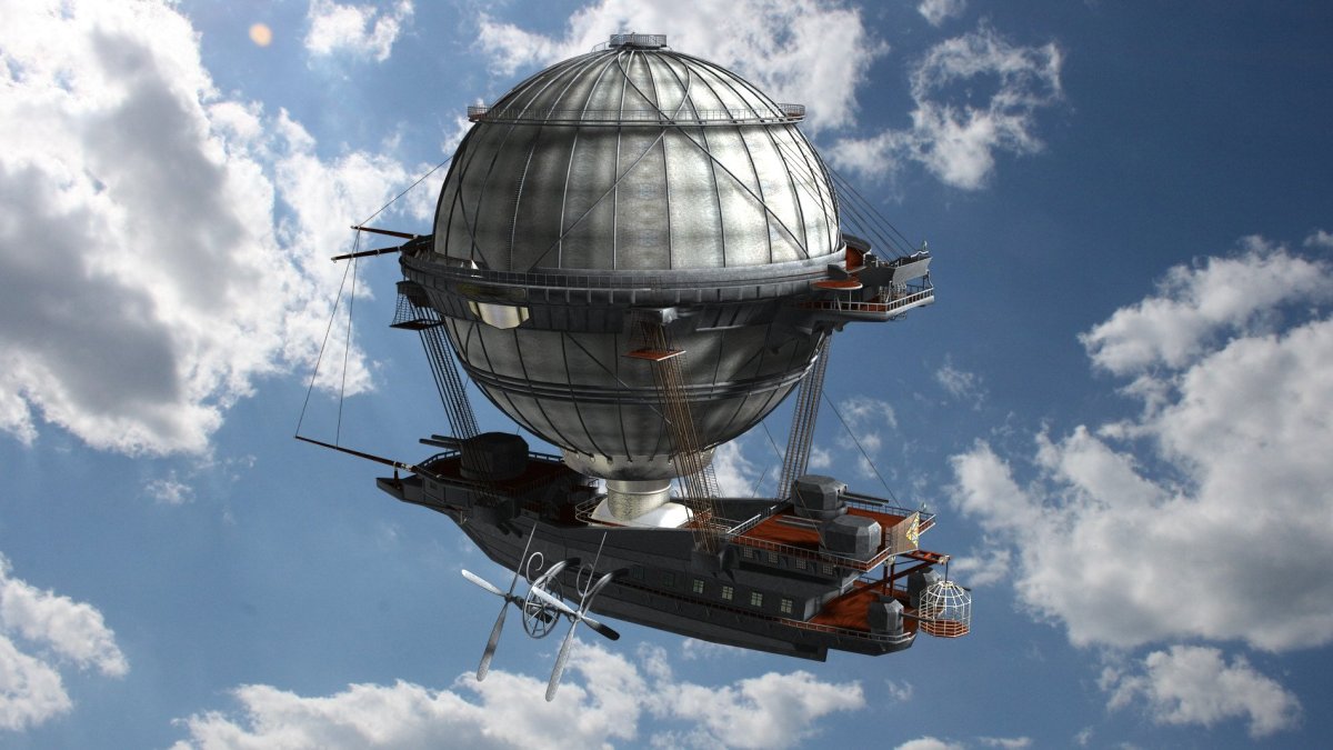 Дирижабль Цеппелин фантастика