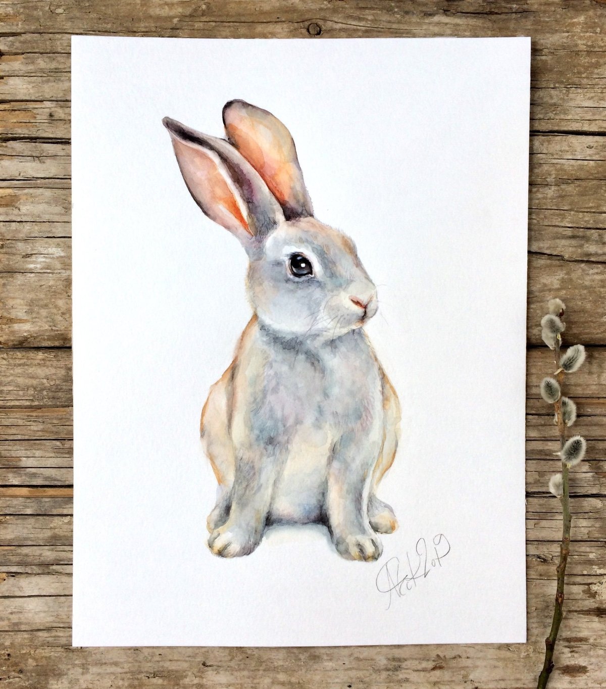 Постер заяц