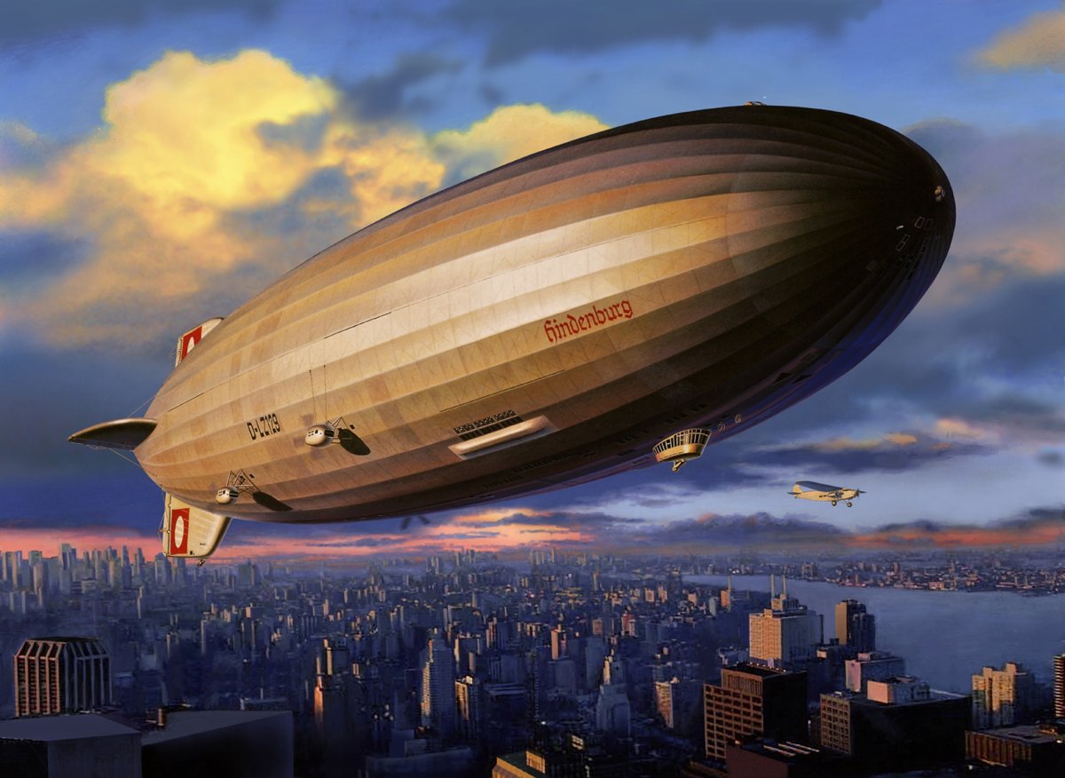 Дирижабль Zeppelin LZ-129 Hindenburg модель