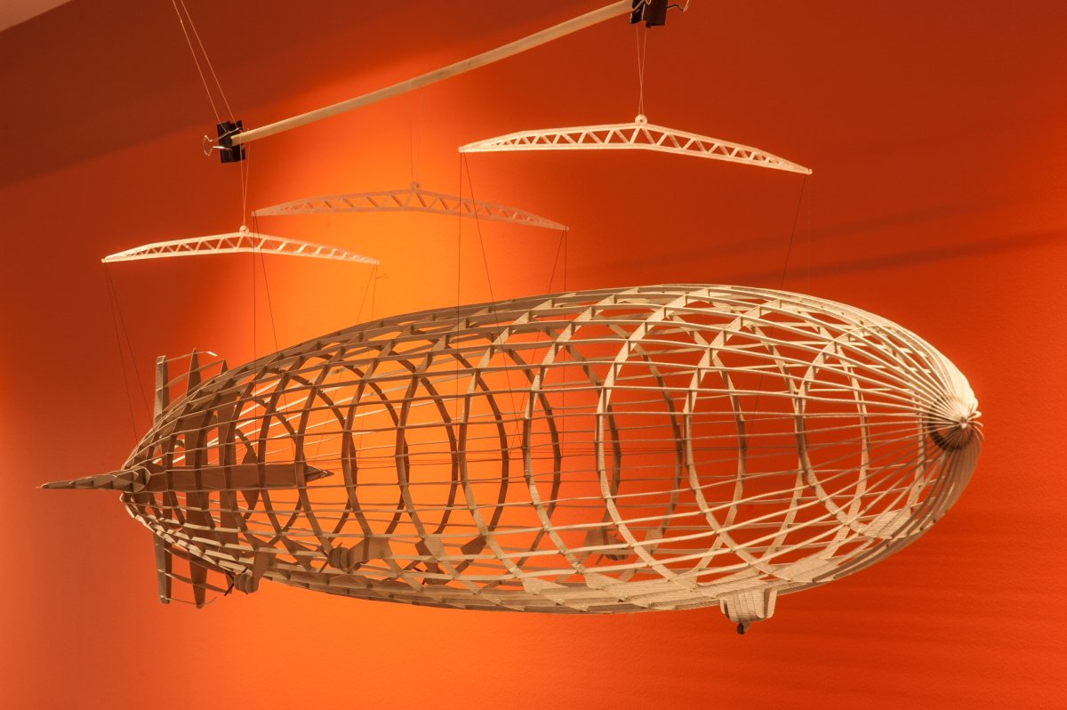 Дирижабль Zeppelin lz45 paper model