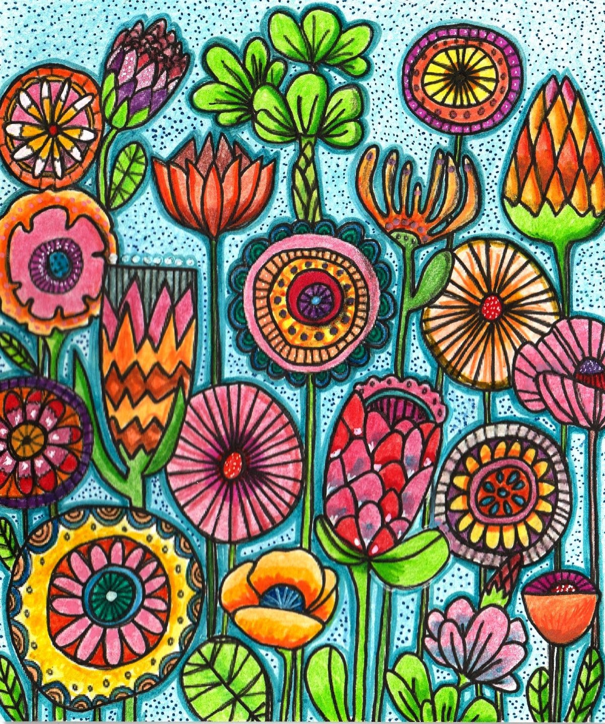 Стилизация цветов