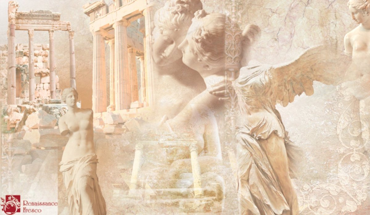 Греческие фрески Аффреско