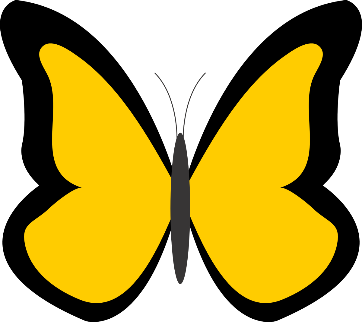 Жёлтая бабочка