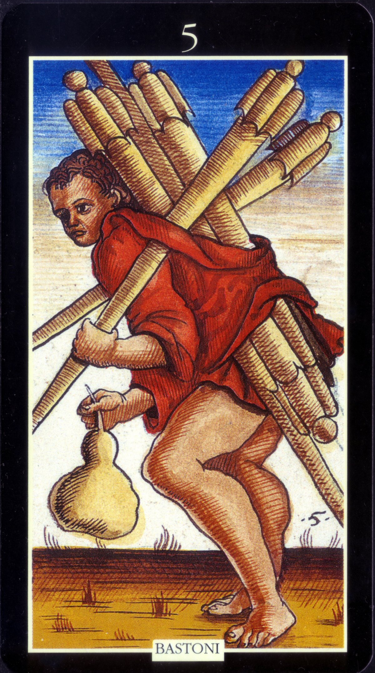 Карта девятка жезлов