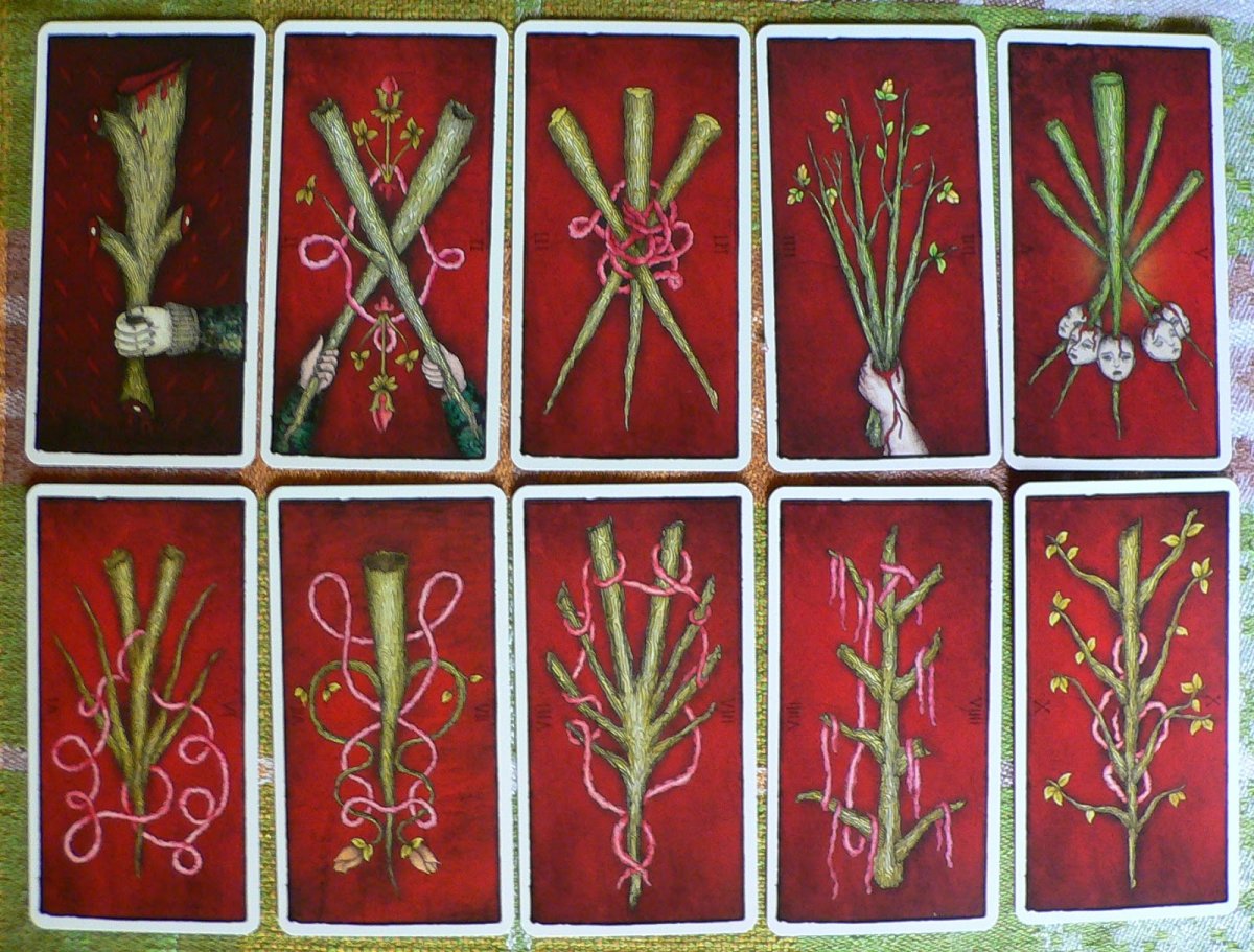 Карты Таро Райдера Уэйта туз жезлов