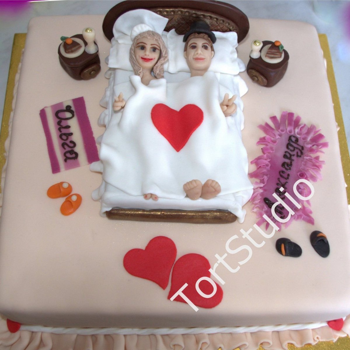 С днем свадьбы котики