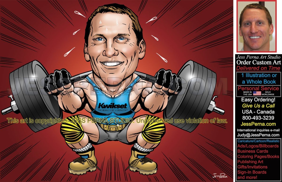 Шарж в спортзале